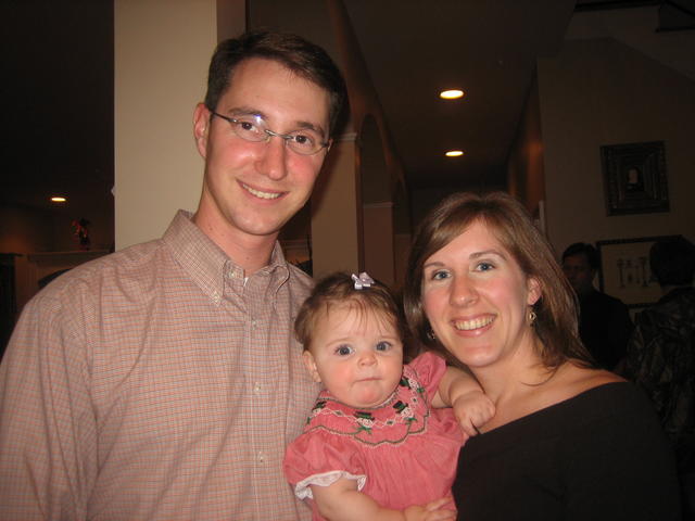 Molly with Uncle Jeremy and Aunt Michelle