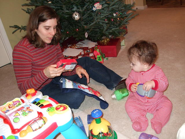 Santa delivers