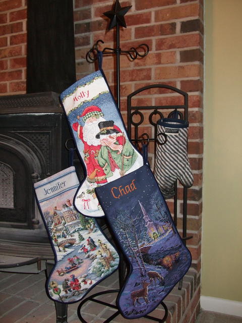 Stockings hung by the chimney with care