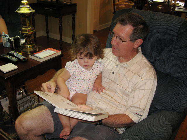 Reading with Grampa
