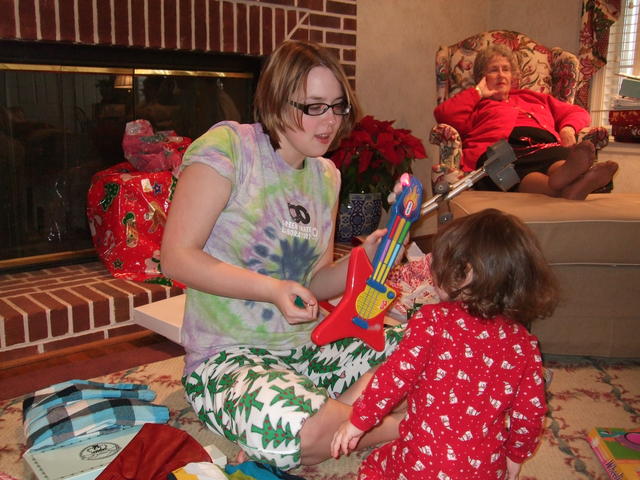 Jamming with Aunt Caroline