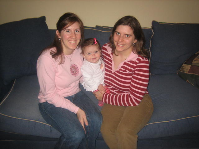 Photo op with Aunt Michelle