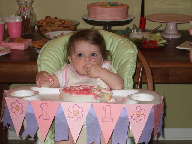Eating cake