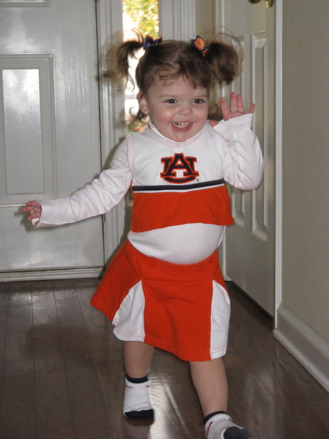 Cheerleader walk